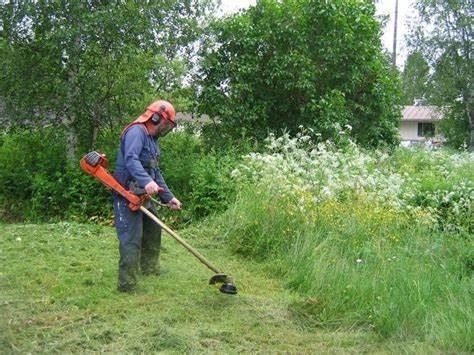 Покос травы.